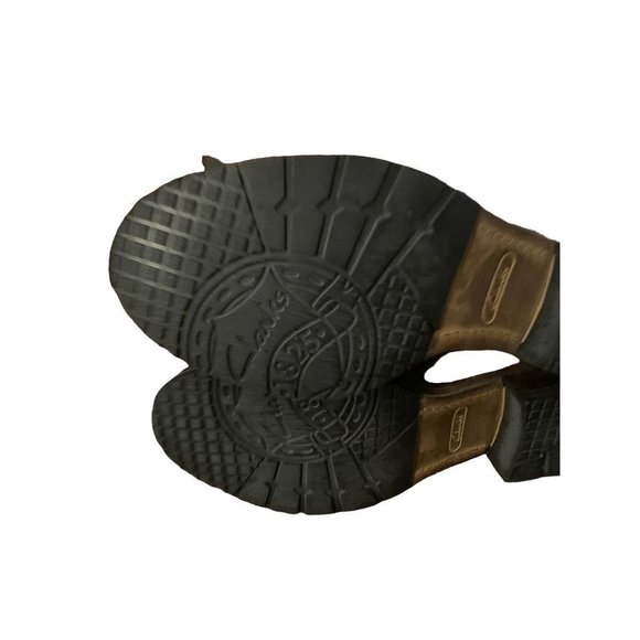 8.5M Clarks Artisan Rust Volara Melody Leather Boot Fleece Lined - Picture 6 of 9